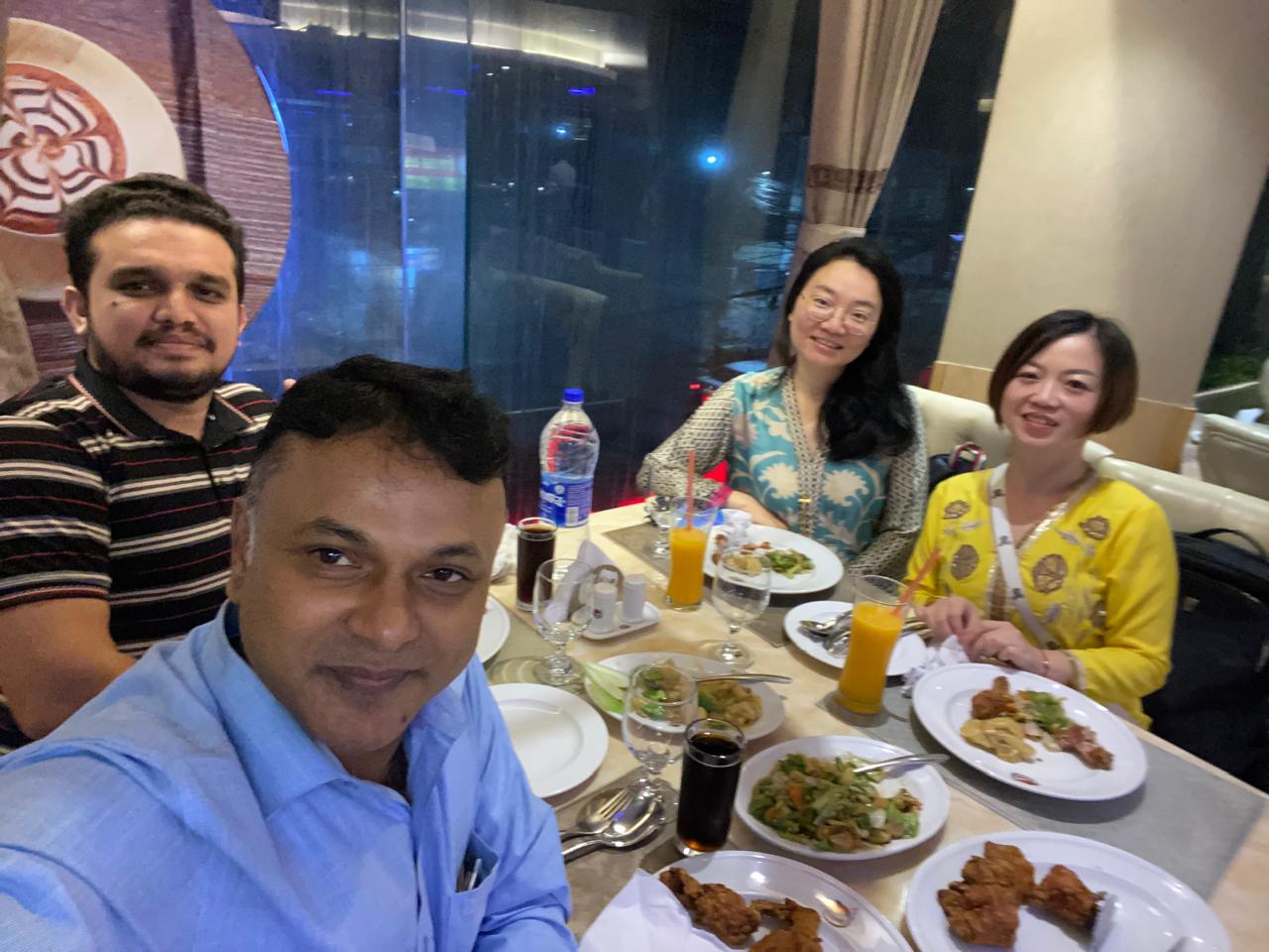 ASM Media employees at Dhaka company event